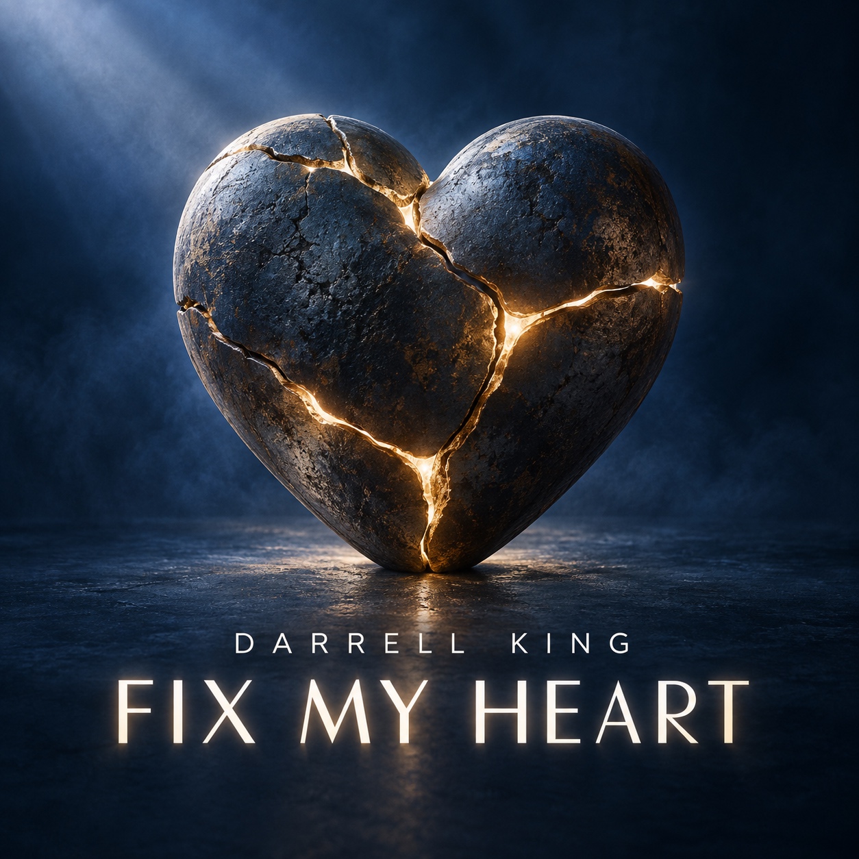 Fix My Heart by Darrell King — approved album cover